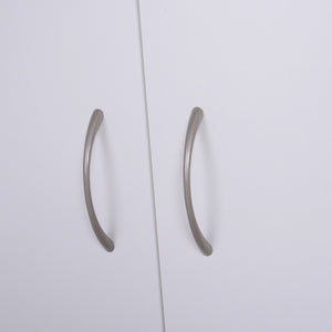 Easycomfort Scarpiera Slim da Parete, Mobile Multiuso con 2 Ante e Ripiani Regolabili per Camera da Letto e Ingresso, in Legno, 80x32x91cm