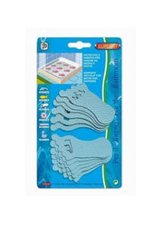 Antiscivolo per bagno doccia forma piedi 12 pezzi eliplast