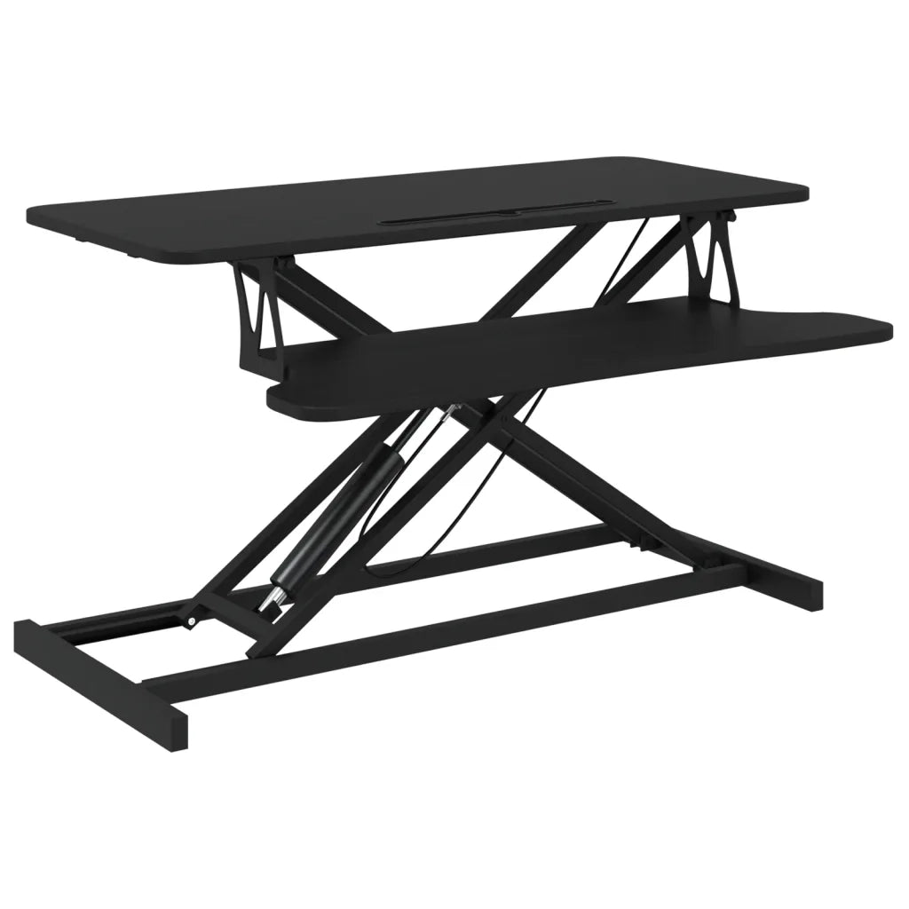 Banco da Lavoro Regolabile 90x40x(13-50) cm in Acciaio e Legno 336400