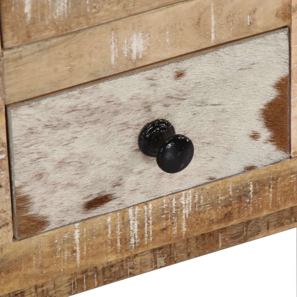 Tavolino da Salotto 90x60x30 cm in Legno Massello di Mango 249863