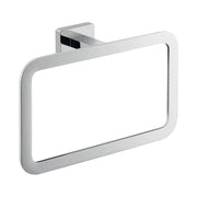 PORTA SALVIETTE DA PARETE IN ACCIAIO INOC CROMATO MODELLO ATENA - DIM. CM (LXPXH): 22,5X5,6X14,5  - CROMATO  - GDY