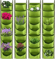 Pannelli per piante verticali per balcone, giardino e ufficio - 9 contenitori - tappeto appeso - decorazione per interni e piante da giardino