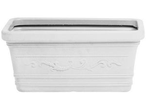 fioriera rettangolare festonata prestige col. bianco cm.100 cod:ferx.vit52974