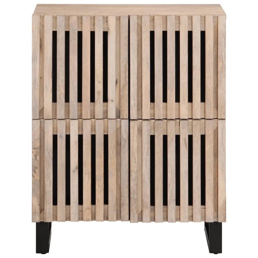 vidaXL Credenza 60x34x75 cm in Legno Massello di Mango
