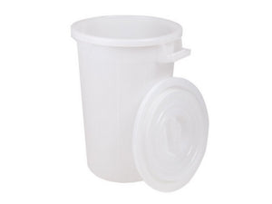 bidone per immondizia sovrapponibile col. bianco lt.100 (h. cm. 66) cod:ferx.vit42479