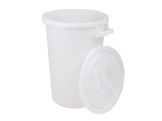 bidone per immondizia sovrapponibile col. bianco lt.100 (h. cm. 66) cod:ferx.vit42479