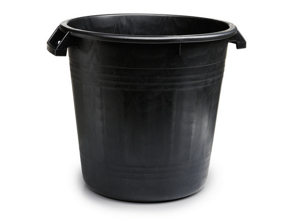 bidone per immondizia lt. 50 - ï cm. 45x48 h col. nero cod:ferx.vit41074