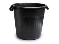 bidone per immondizia lt. 50 - ï cm. 45x48 h col. nero cod:ferx.vit41074