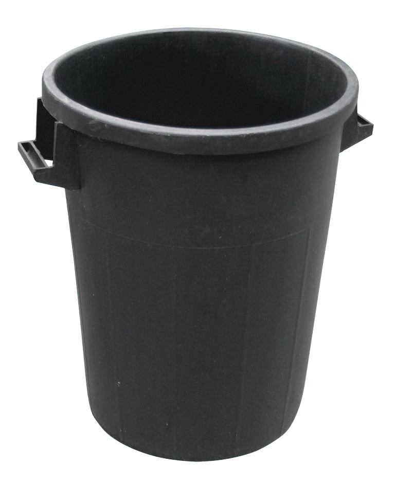 Ics bidone per immondizia sovrapponibile col. nero lt. 75 (h. cm. 63) - ICS