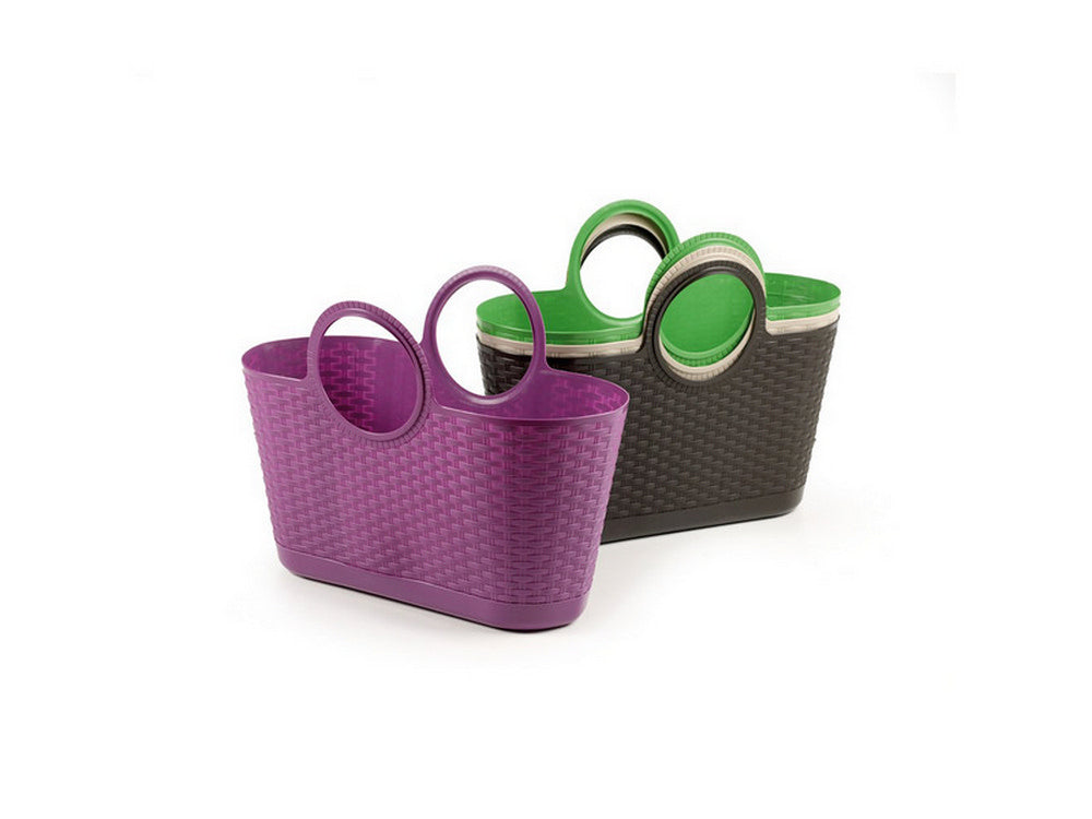 borsa bag rattan cm. 58x24x44 h col. assortiti cod:ferx.vit39192