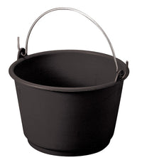 secchio in plastica graduato  lt. 18 - col. nero cod:ferx.vit33842