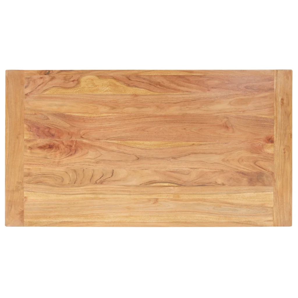 Tavolino da Salotto-Tavolino da soggiorno-Tavolo 110x60x35 cm Massello Acacia Finitura Ambra