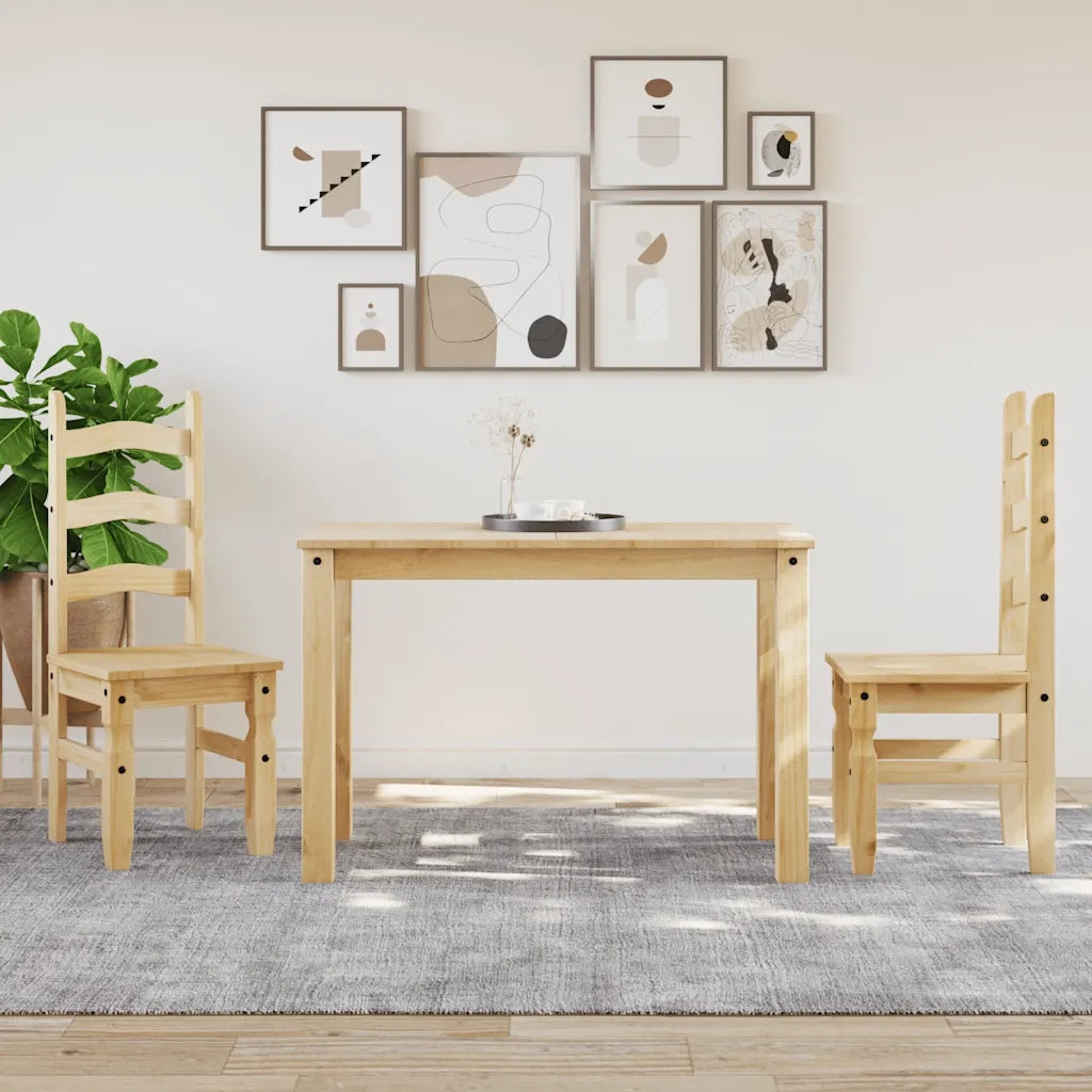 Tavolo da Pranzo PANAMA 112x60x75 cm Legno Massello Pino 4005702