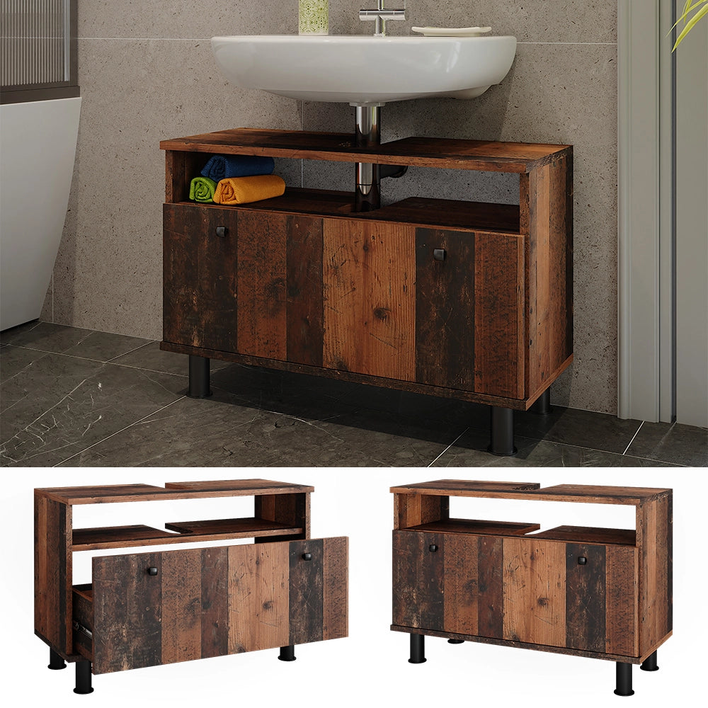 Vicco Mobile sottolavabo per bagno Oldstyle 80.2 x 54 cm con cassetto