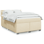 Giroletto a Molle con Materasso Crema 140x200 cm in Tessuto 3285930