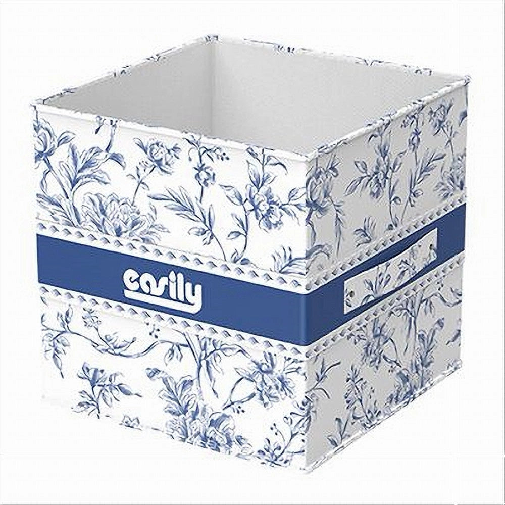 Trade Shop - Box Portatutto Scatola Salvaspazio Contenitore Organizer 31x31x31cm Fantasia 87312 -