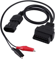 Adattore OBD2 diagnostico - 3 pin a 16 pin - compatibile con Lancia - 40 cm - strumenti di diagnostica - cavo di adattamento per auto
