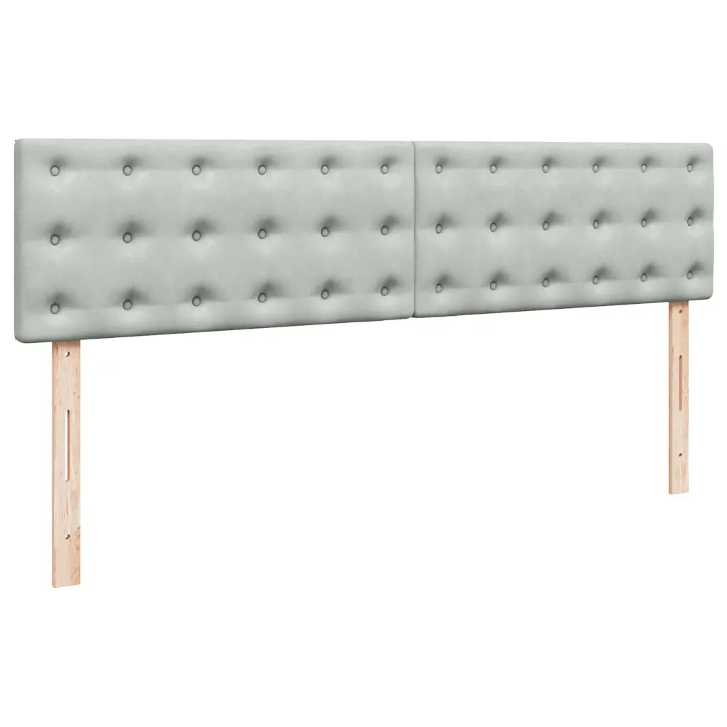 Struttura Letto Pouf con Materasso 180x200 cm in Velluto 3312782