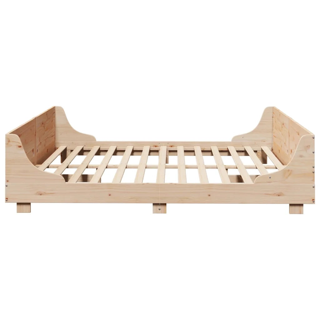 Letto senza Materasso 180x200 cm in Legno Massello di Pino