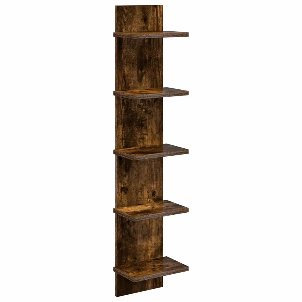 Scaffale da parete Rovere Fumo 22 x 15 x 100 cm 8012428