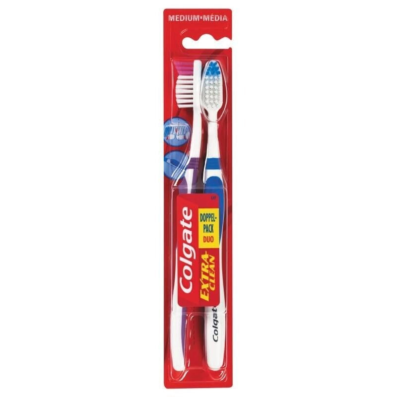 COLGATE SET 2 SPAZZOLINI EXTRA CLEAN A SETOLA MEDIA COLORI ASSORTITI