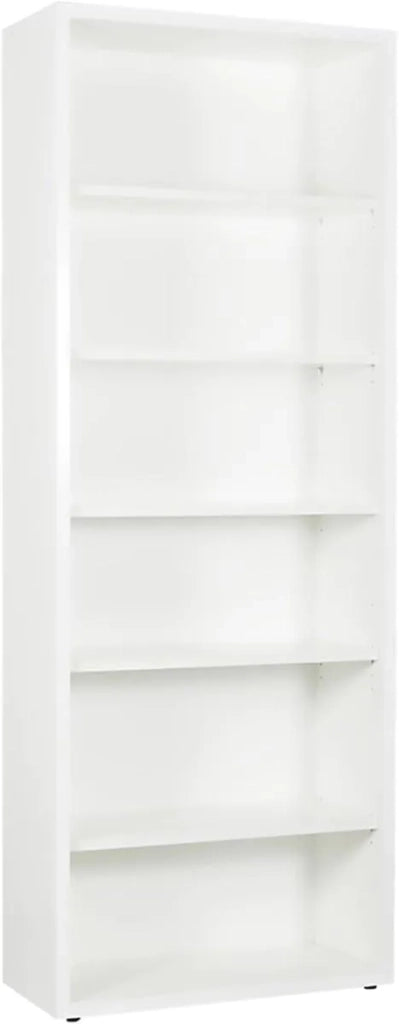 LIBRERIA 5 VANI BIANCO OPACO PER STUDIO, CAMERETTA L.69 P.35 H.200 cm