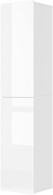 Mobile bagno alto Izan, Bianco, 36.6 x 171.6 cm, a parete, combinabile con altri mobili da bagno Izan