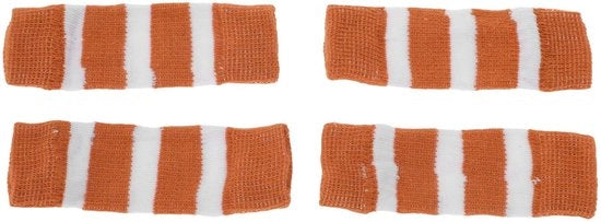 Set di caldiere per zampe per cani da 4 pezzi - Caldiere per zampe morbidi per cani - Protezione articolare - Poliestere traspirante - Adatto per cani piccoli/puppy