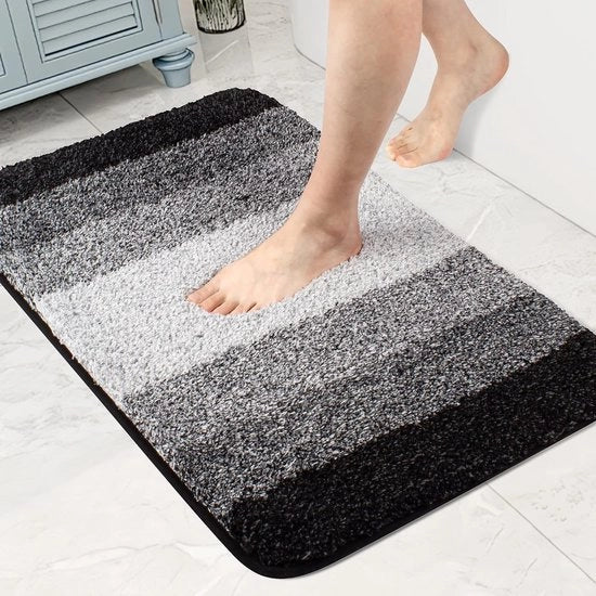 Matte da bagno 40x60cm - nero - Tappeto da bagno per doccia - Mat da doccia antiscivolo per bambini - Tappeto da doccia - Tappeto da bagno antiscivolo - Tappeto da bagno assorbente - Modello: 40X60cm - Dimensioni: 40x60cm - Materiale: ...
