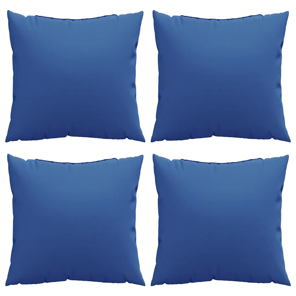 Cuscini per Divano 4 pz Blu Reale 60x60 cm in Tessuto 360413