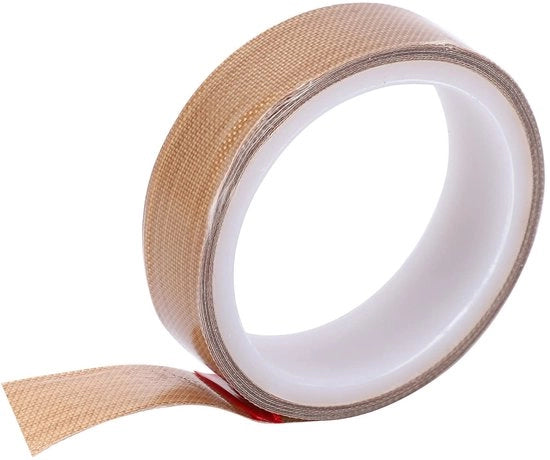 Tappetino in PTFE Resistente al Calore fino a 300°C - Isolante Termico Autoadesivo - Lunghezza 10m - Diametro 0,18mm - Adatto per Macchine per la Chiusura a Vuoto - Barriera Importante per gli Elementi di Riscaldamento - Tappetino Resistente al Calore