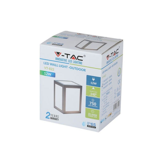 Codino grigio chiaro a parete a LED da 12 W 3000K