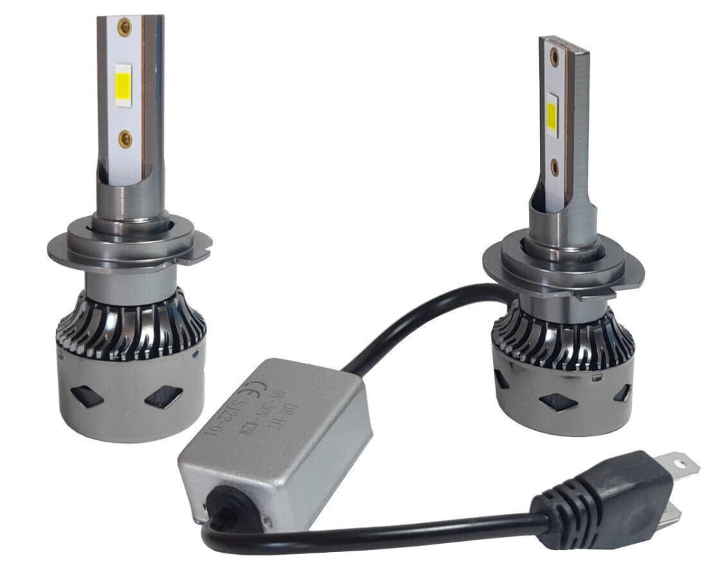 KIT FARI LUCI LED H7 CAMBUS D8 COPPIA LAMPADA AUTO MOTO 42W 6000K 4800LM 92152