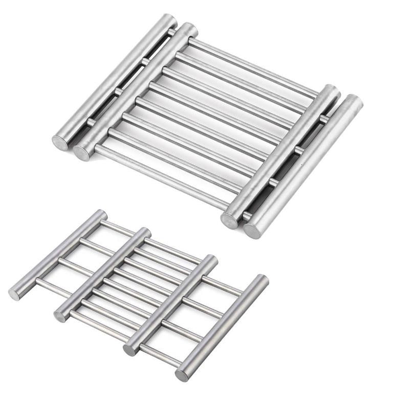 Sottopentola Estensibile in Acciaio Inox 38 x 20 x 2 cm