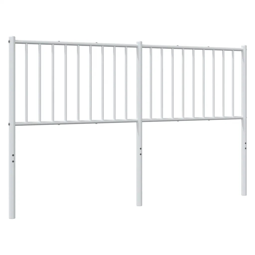 Testiera | Testata di Ricambio in Metallo Bianco 160 cm