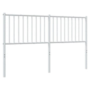 Testiera | Testata di Ricambio in Metallo Bianco 160 cm