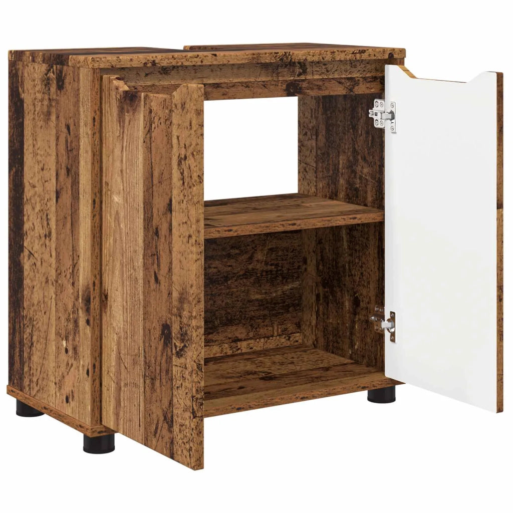 Mobile per lavabo da bagno Legno vecchio 60 x 30 x 60 cm 888755