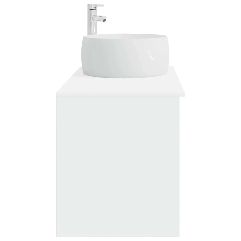 Set di mobili per il bagno 2 pcs Bianco Legno ingegnerizzato 3403920