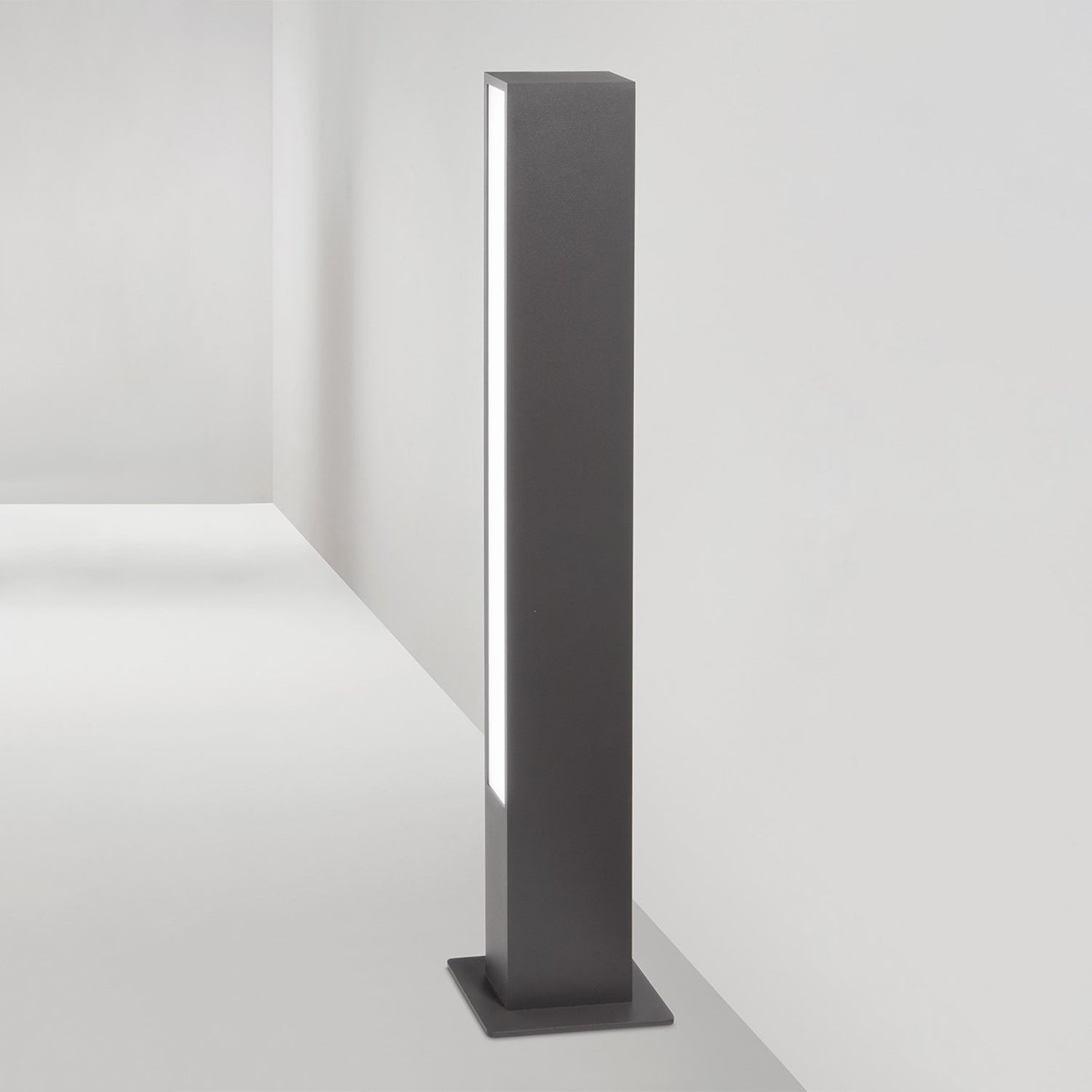 Paletto Moderno Pole Alluminio Antracite Led 11W 3000K Ip65