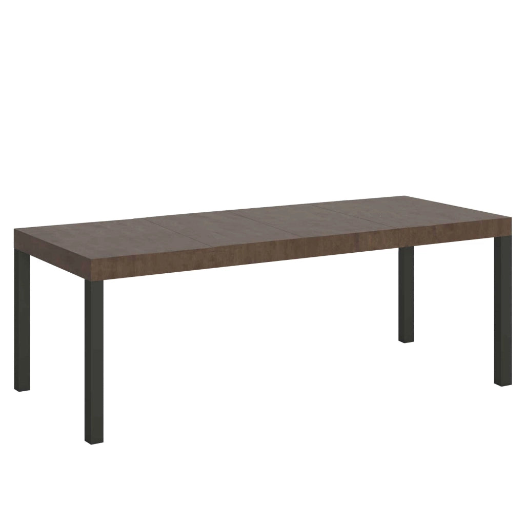 Tavolo Allungabile 200-460x90x77 cm Everyday Premium Noce Gambe Antracite