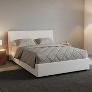 Alush, Letto Piazza e Mezza Materasso Incluso Made in Italy, Bianco