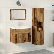Set di mobili per il bagno 4 pcs Marrone Legno multistrato 3332580