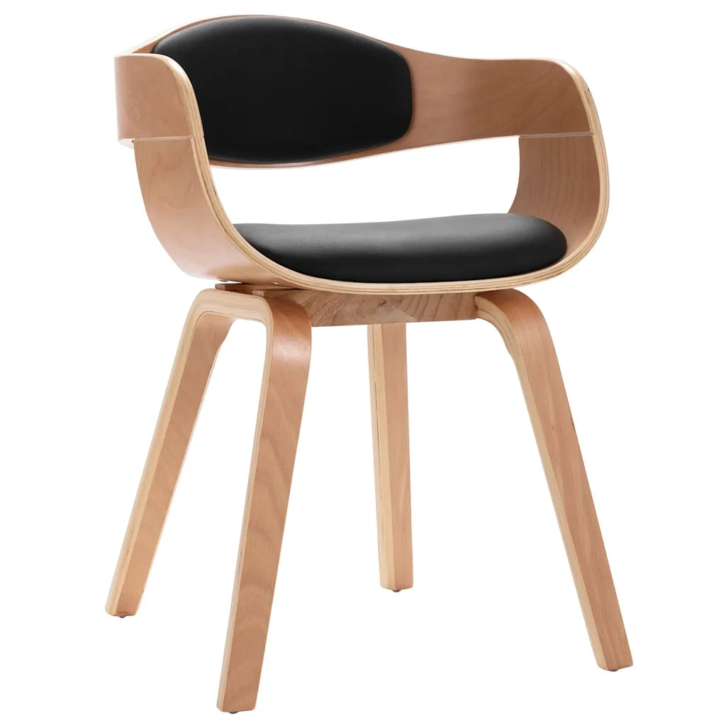 Sedie da Pranzo 2 pz in Legno Piegato e Similpelle 287388