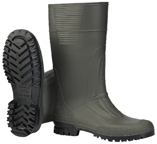 Stivali in pvc ginocchio n45 carrarmato papillon