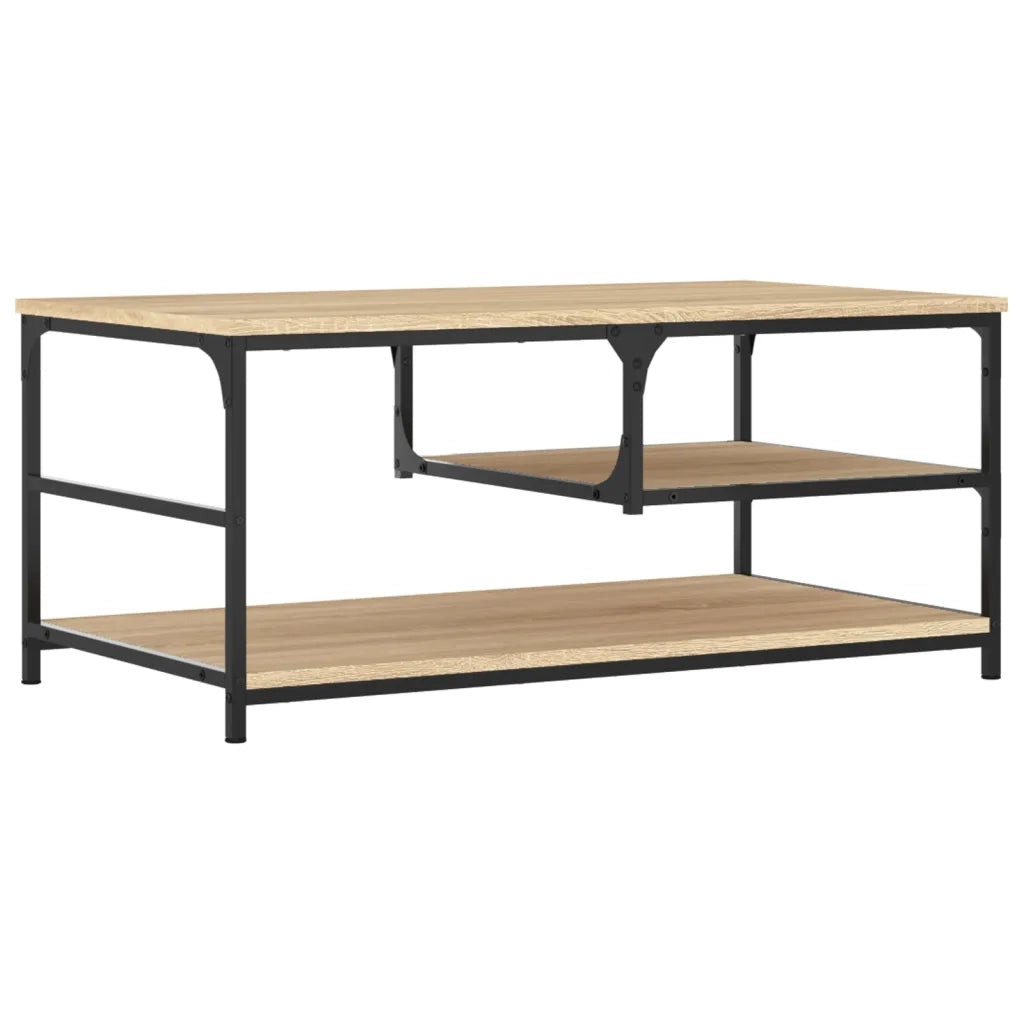 Tavolino da Salotto-Tavolino da soggiorno-Tavolo Rovere Sonoma 90x49x40 cm Legno Multistrato