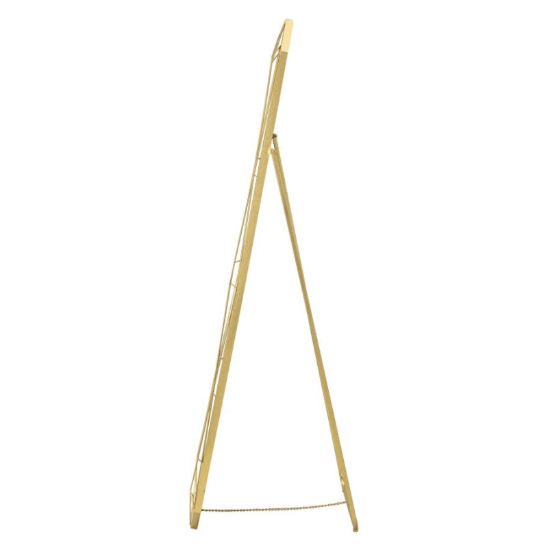 Specchio Da Terra Gold cm 46x2-57x153 (misura Specchio cm 43x150)