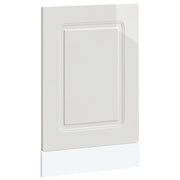 Pannello Lavastoviglie Kalmar Bianco Lucido 45x1,5x57 cm
