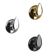 GANCI PER QUADRI 'FAST' Nichel nero (tassello Ø 5 mm) - blister 4 pezzi