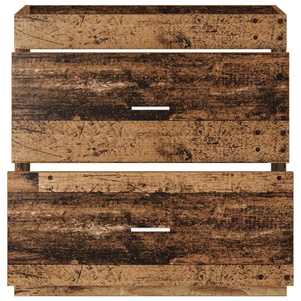 Mobiletto da Bagno Sotto Lavabo Legno antico 890718