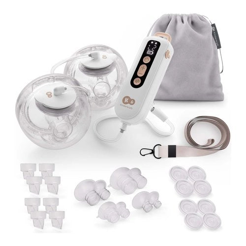 Tiralatte elettrico kinderkraft kegefl00gld0000 gentleflow doppio a ba